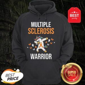 Alternative view of Dabbing Unicorn Multiple Sclerosis Awareness MS Survivor Warrior Shirt