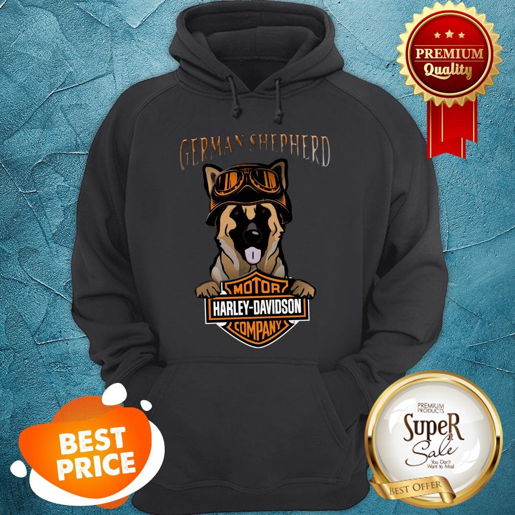 German Shepherd Mashup Motor Harley Davidson Company Shirt - Image 5