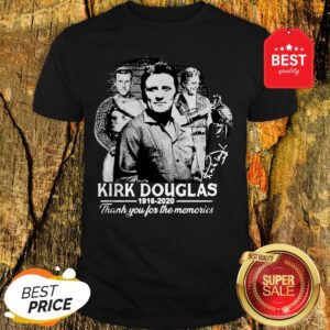 Kirk Douglas 1916 2020 Thank You For The Memories Signature Shirt