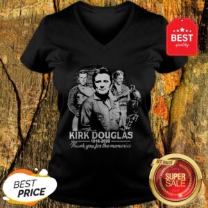 Alternative view of Kirk Douglas 1916 2020 Thank You For The Memories Signature Shirt