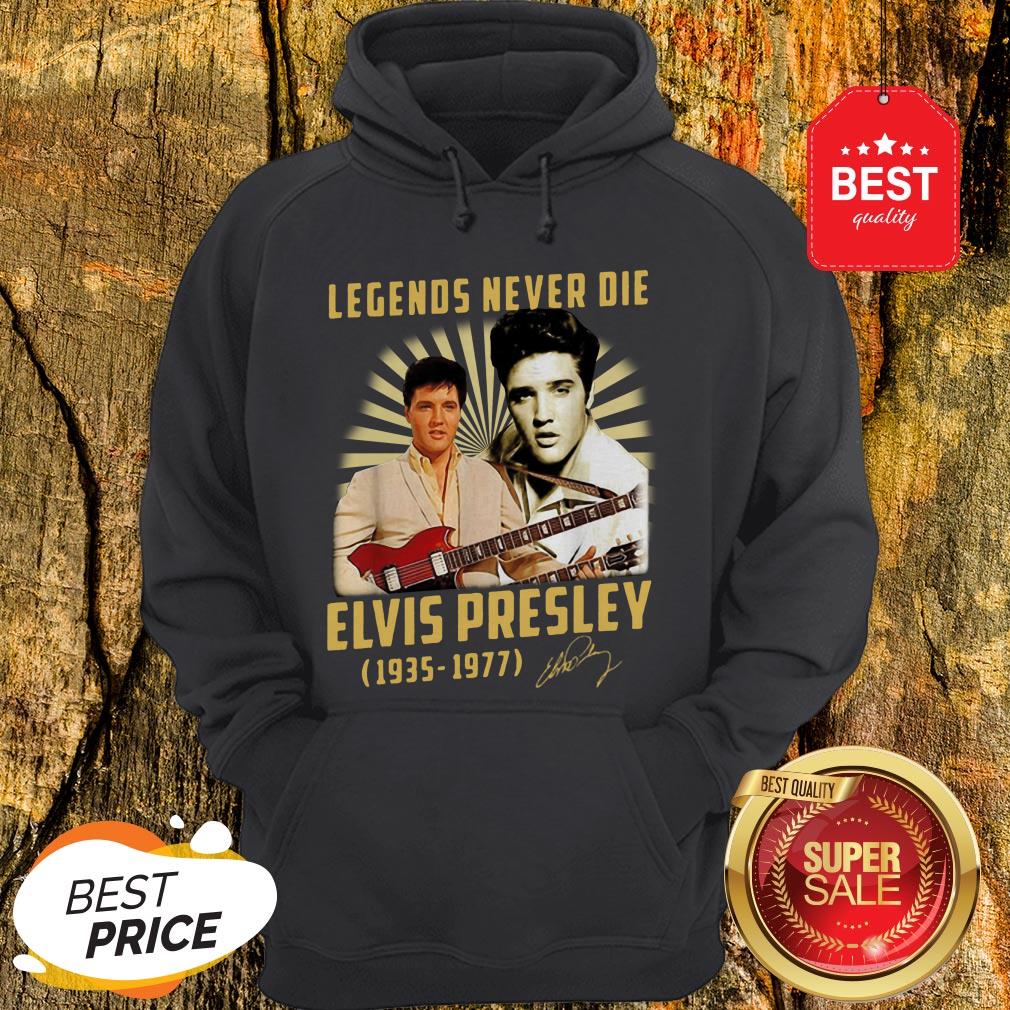 Legends Never Die Elvis Presley 1935 1977 Signature Autographed Shirt - Image 5