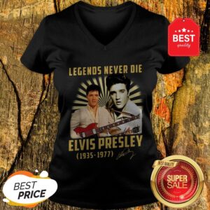 Alternative view of Legends Never Die Elvis Presley 1935 1977 Signature Autographed Shirt
