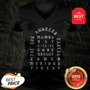 Alternative view of Nice Angeles Mamba Day 4 13 16 Kobe Bryant Lakers Shirt