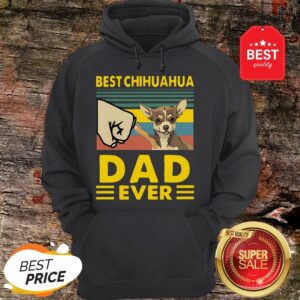 Alternative view of Official Best Chihuahua Dad Ever Vintage Shirt