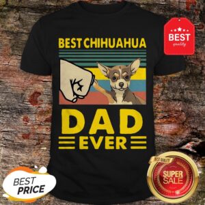 Official Best Chihuahua Dad Ever Vintage Shirt